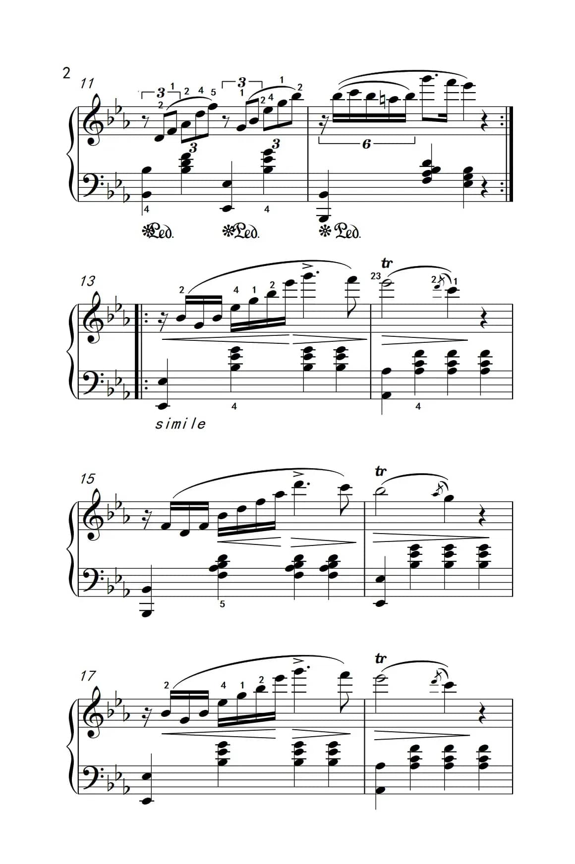 少女的祈祷（老年大学 钢琴教程 3）