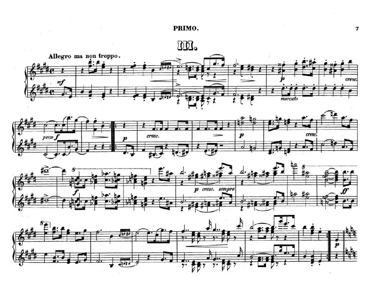 Zwolf Original-Compositionen fur Pianoforte zu 4 Handen Op.57（12首四手联弹小品·3）