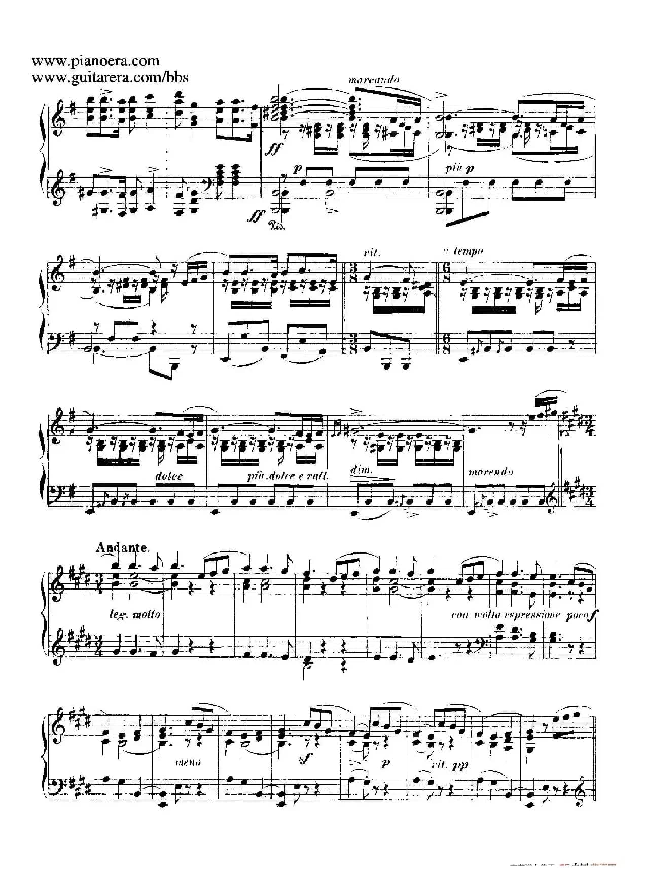 12 Spanish Danses Op.37（12首西班牙舞曲·5）
