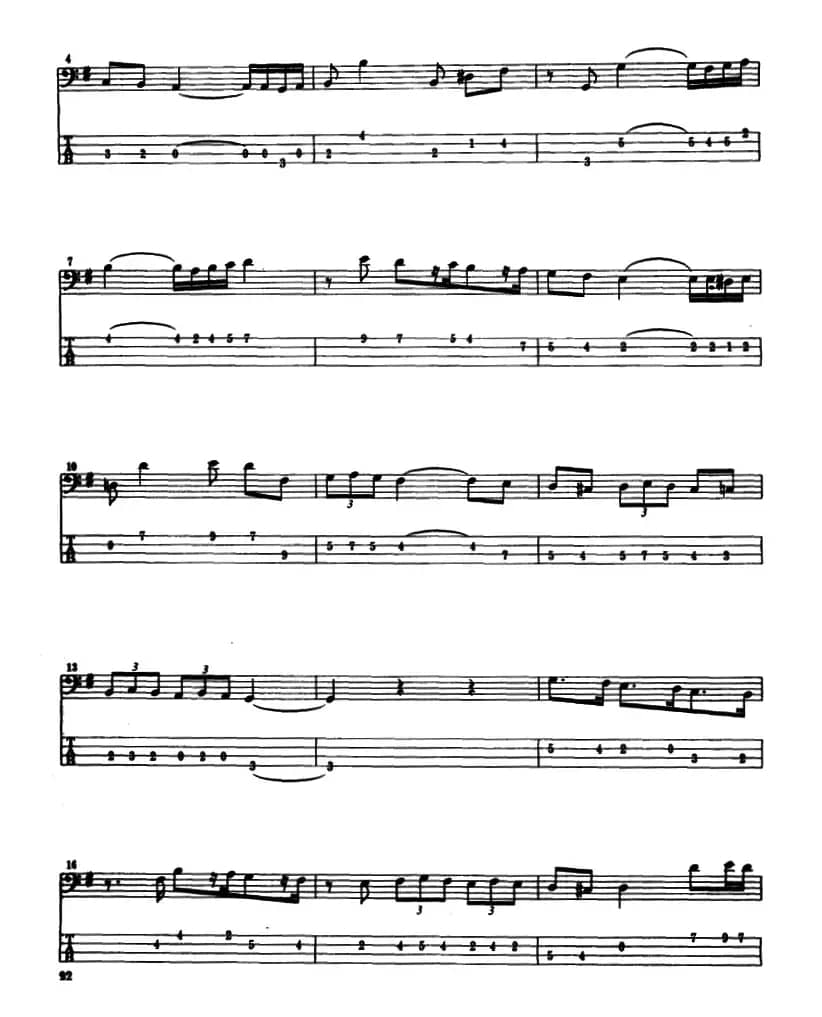 电贝司专业等级第六级(三、自选曲目)