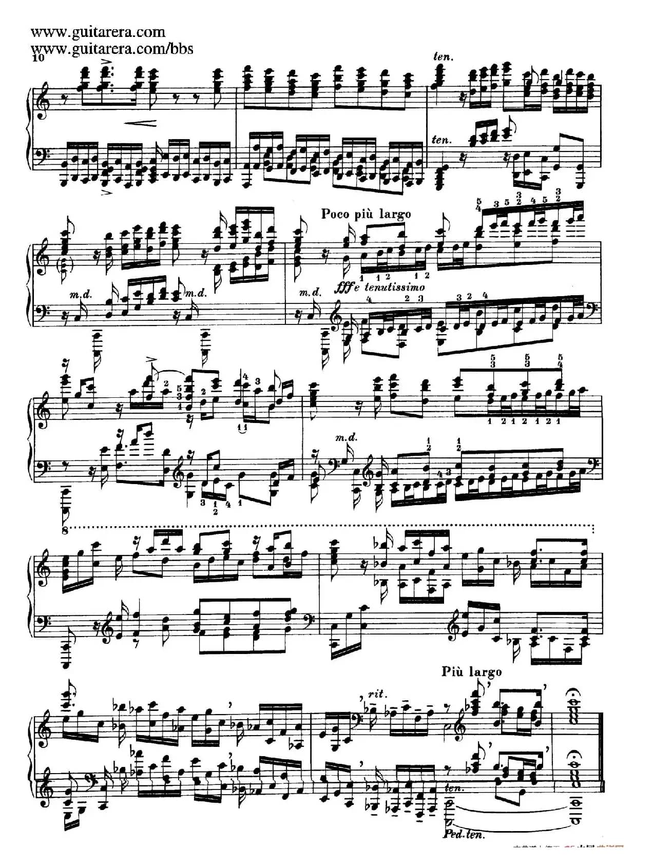 Toccata, Adagio and Fugue in C Major BWV 564 （C大调托卡塔、柔板和赋格）