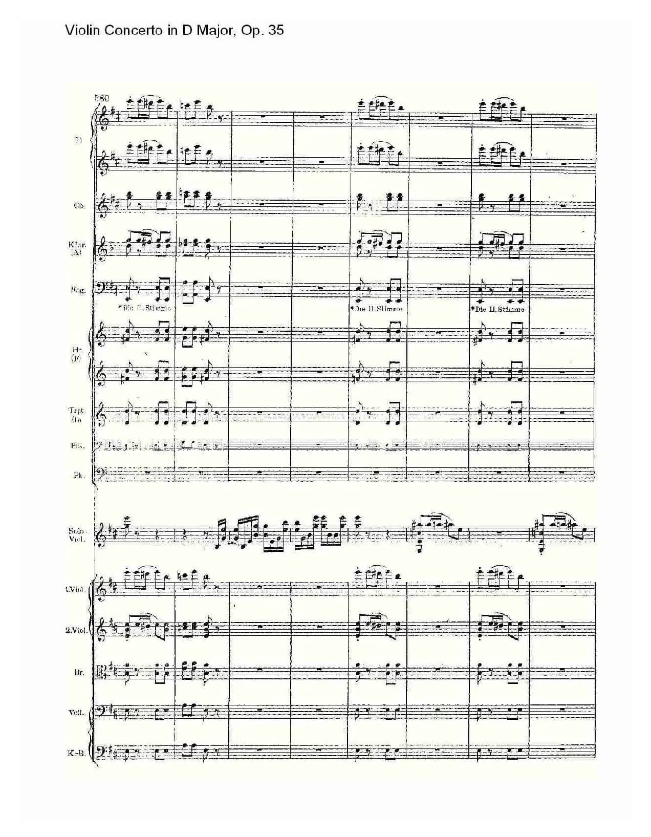 D大调小提琴协奏曲, Op.35第三乐章（二）