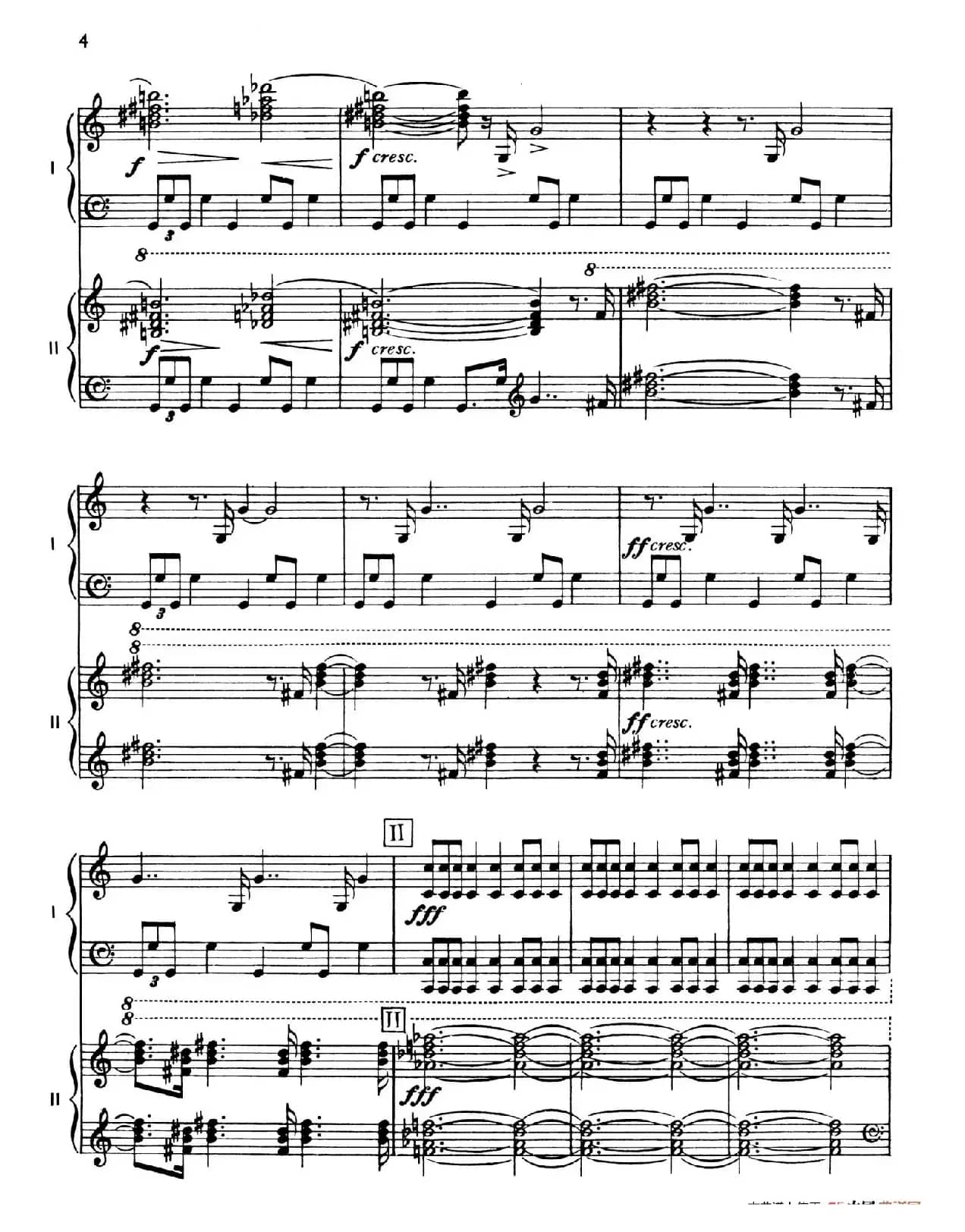 The Planets Op.32（双钢琴）（行星·第一乐章 火星—战争使者）