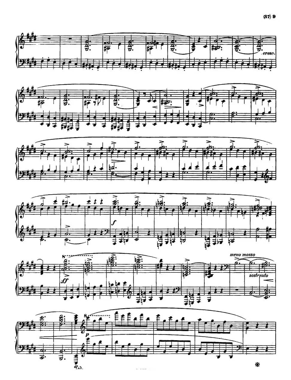 升c小调钢琴谐谑曲Op.39（第三号）