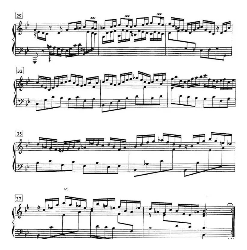 钢琴教程第七级 复调曲 帕蒂塔（第一套）