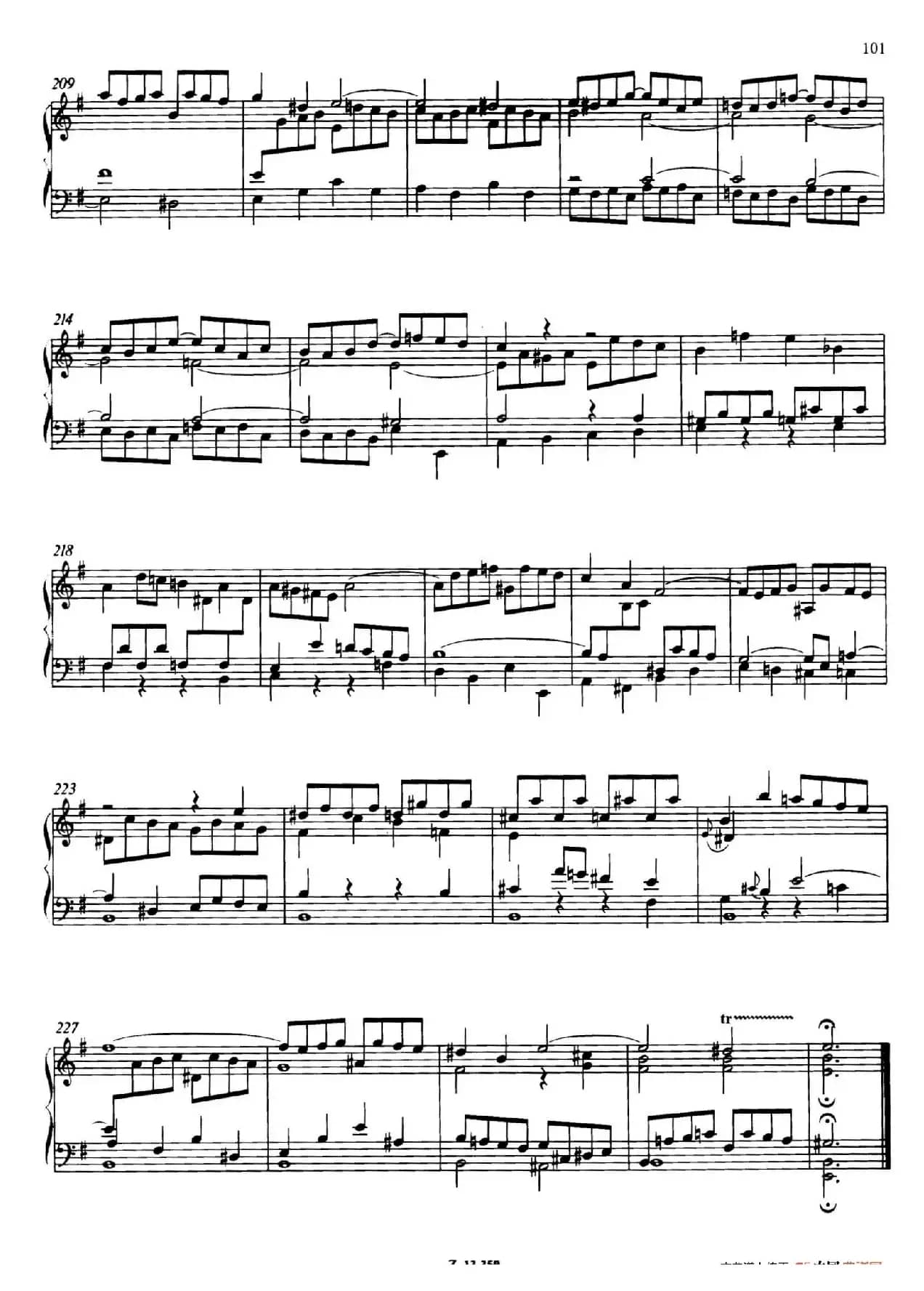 Prelude and Fugue in e Minor BWV 548（e小调前奏曲与赋格）