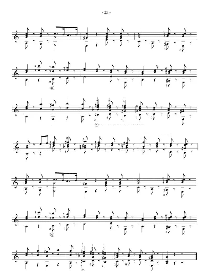 Sor-Coste《26 Studies》（STUDY 14）