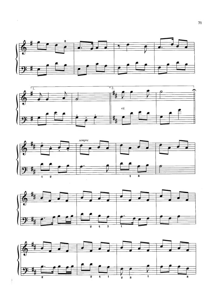 110首中国民歌钢琴小曲集：绣罗裙调