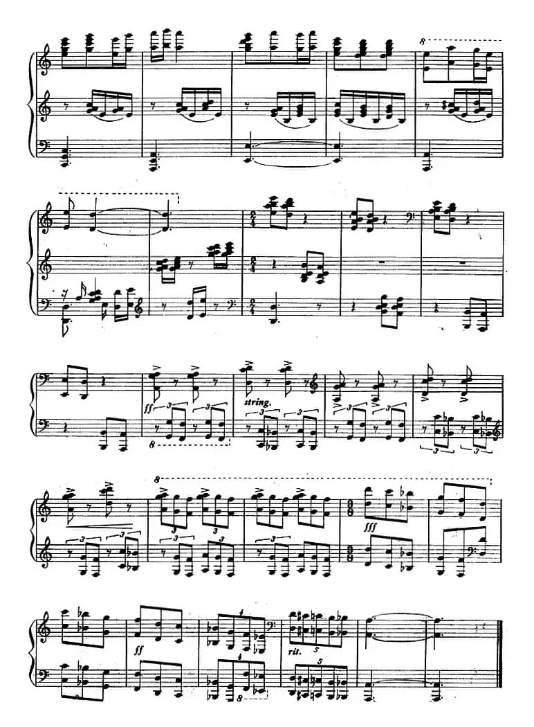 钢琴组曲《刘三姐》6、抗禁