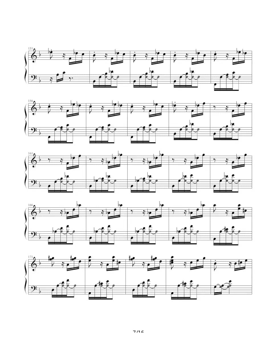 暴风雨（Beethoven's Sonata NO.17 Mov.3 ）