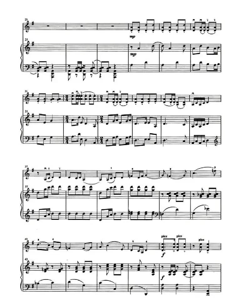 送行（小提琴+钢琴伴奏）