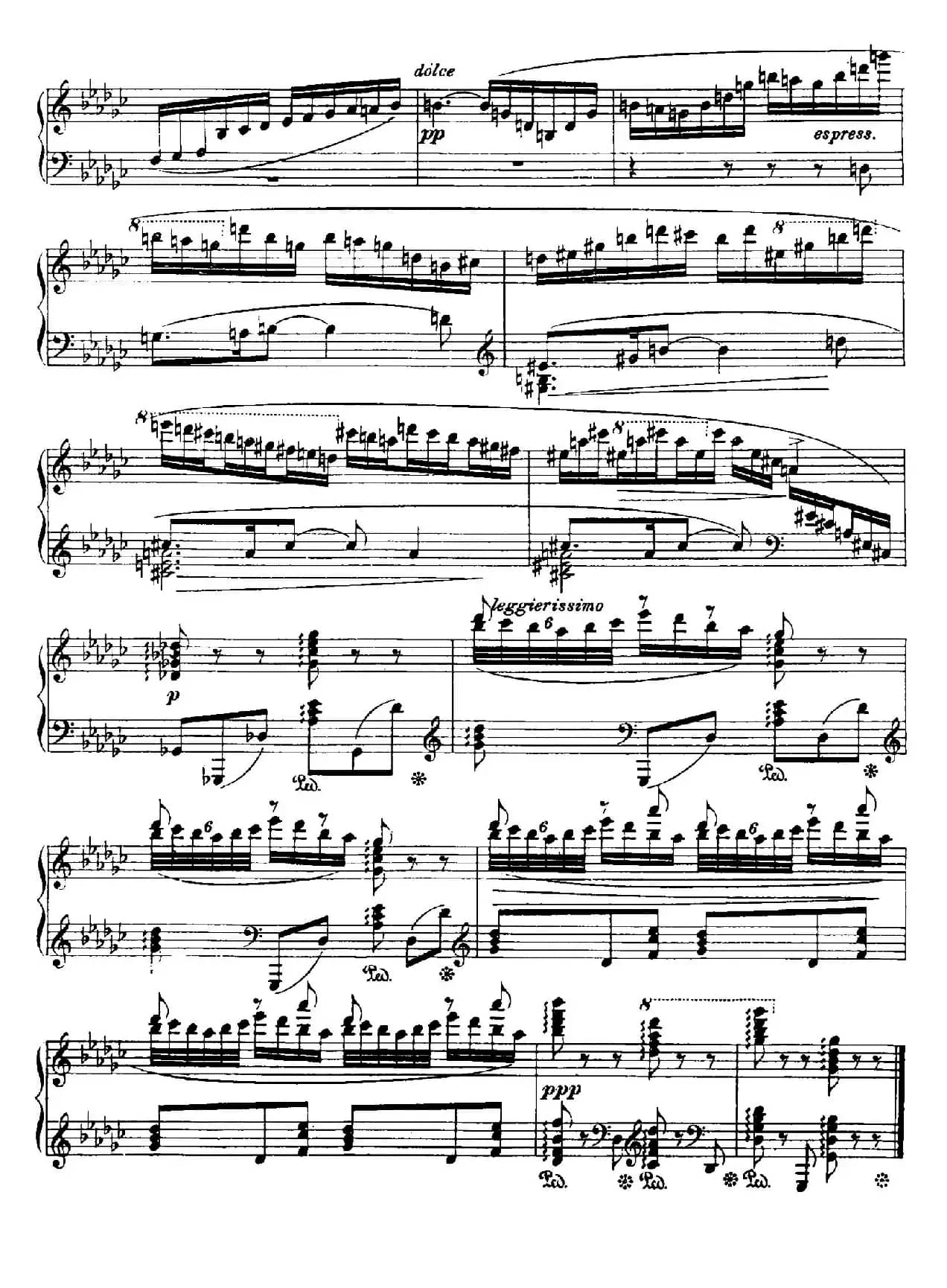 13 Barcarolles, Barcarolle（No. 3）