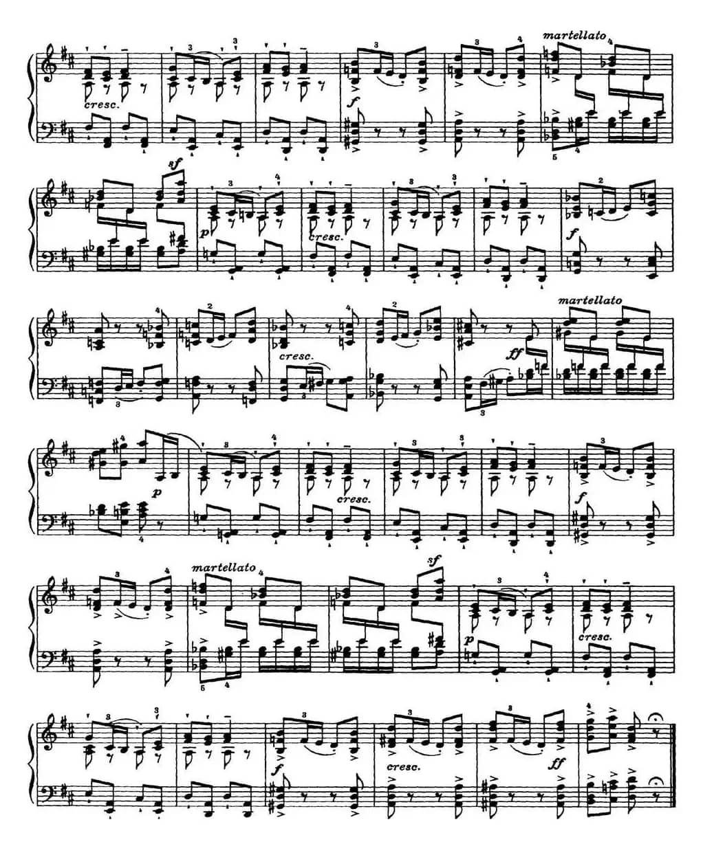 柴可夫斯基18首钢琴小品Op.72（4.Danse characteristique）