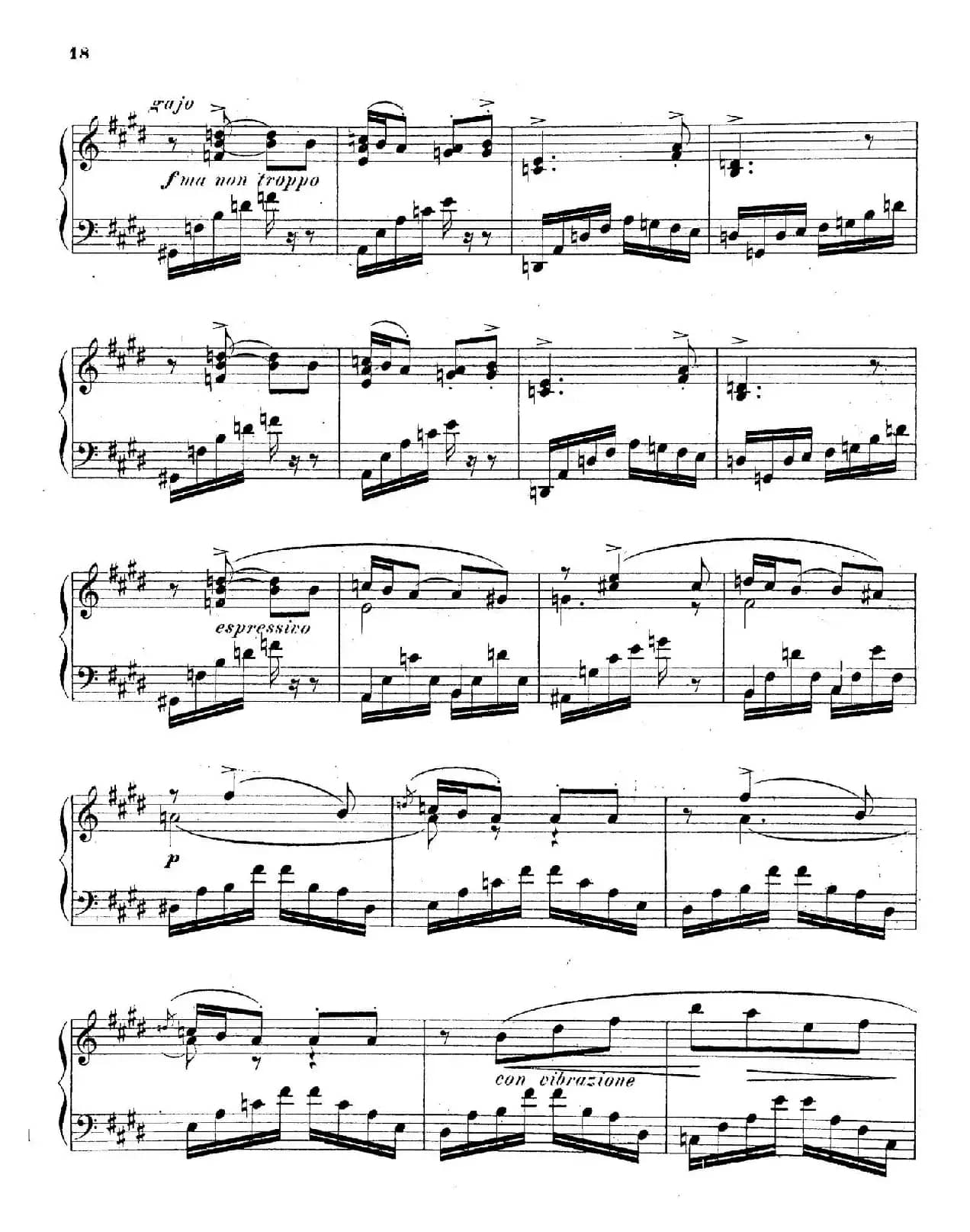 Characteristic Pieces Op.36(8首个性小品·8)