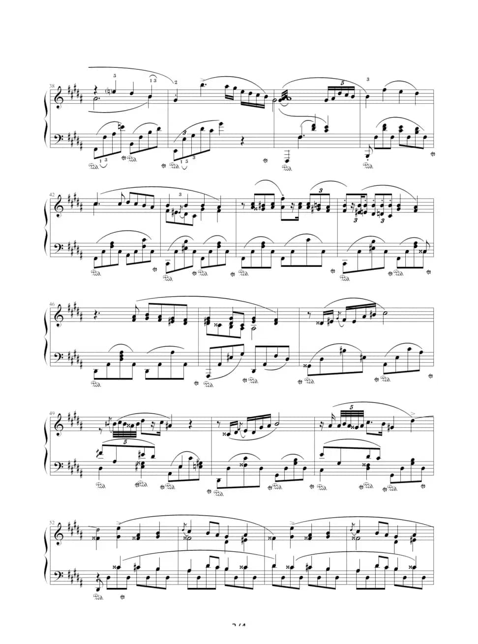 B大调夜曲，Op.32,No.1（肖邦第9号夜曲）