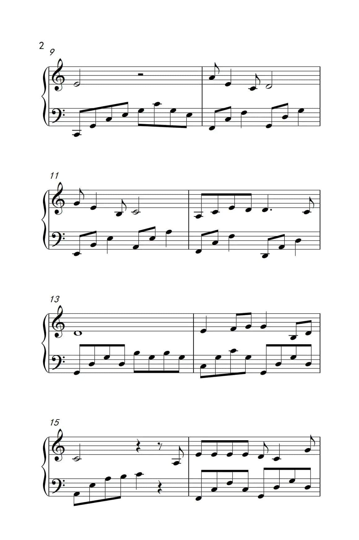 海上的月亮（《弹吧音教》制谱版）