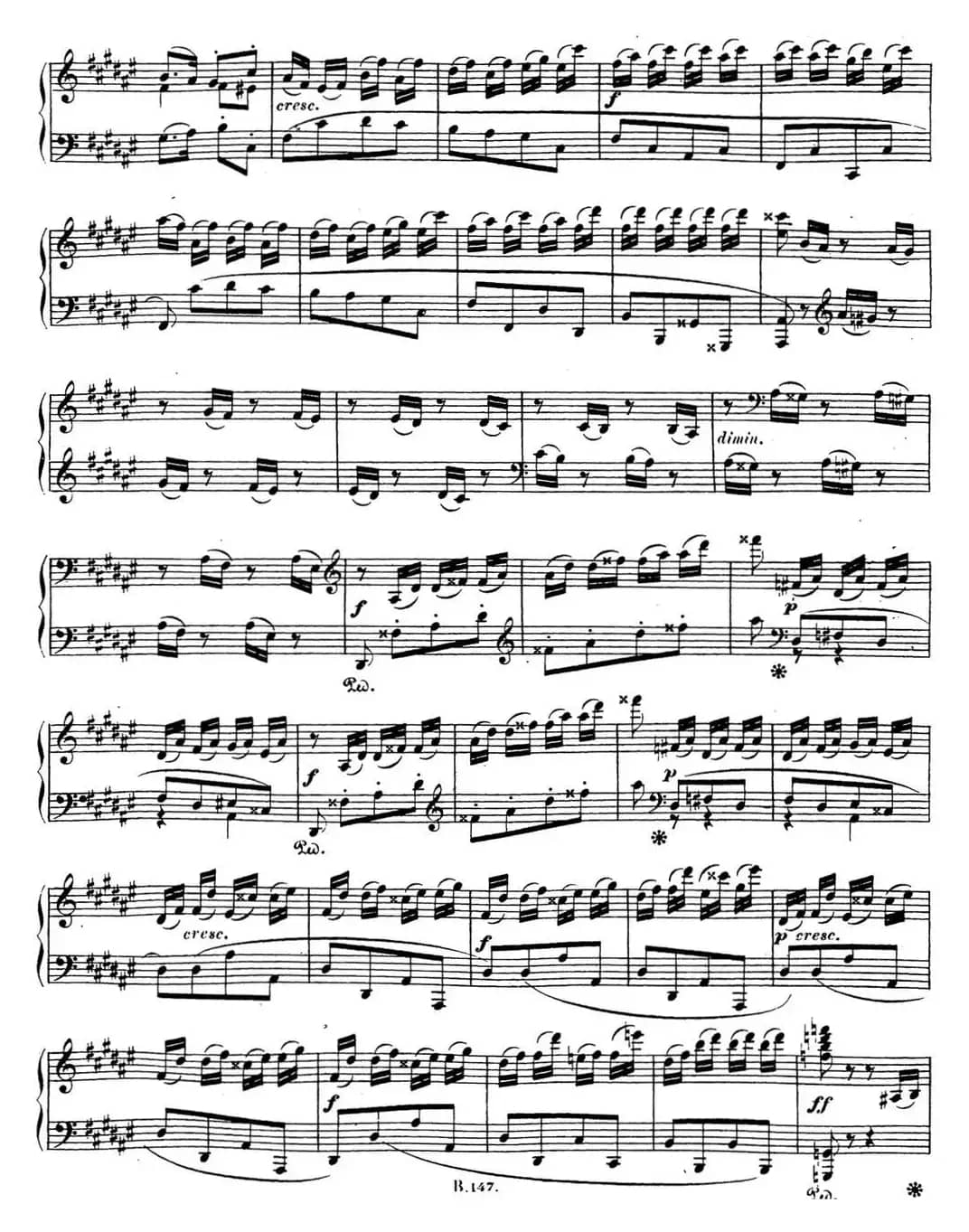 贝多芬钢琴奏鸣曲24 泰丽莎 升F大调 Op.78 F-sharp major