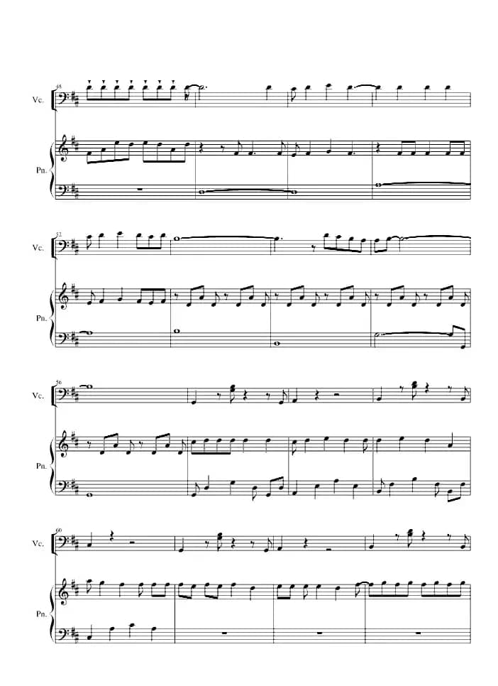 LOVE STORY MEETS VIVA LA VIDA（大提琴+钢琴）