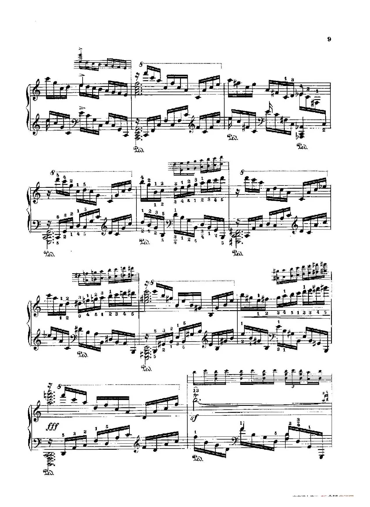 53首以肖邦练习曲为素材而作的练习曲(No.1)