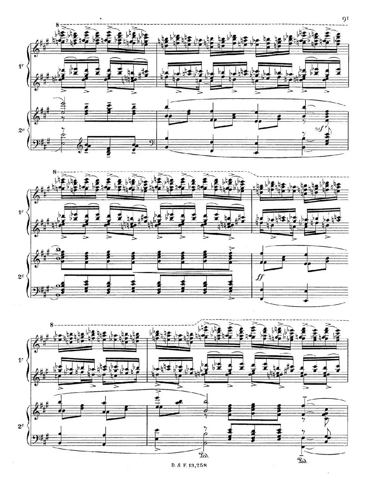 Visions de l'Amen（阿门的幻想·双钢琴·Ⅶ）