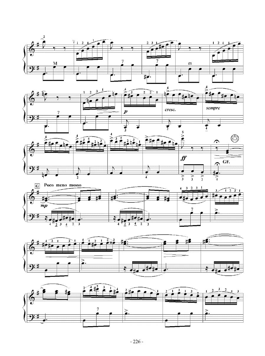 E大调协奏曲（九级练习曲）