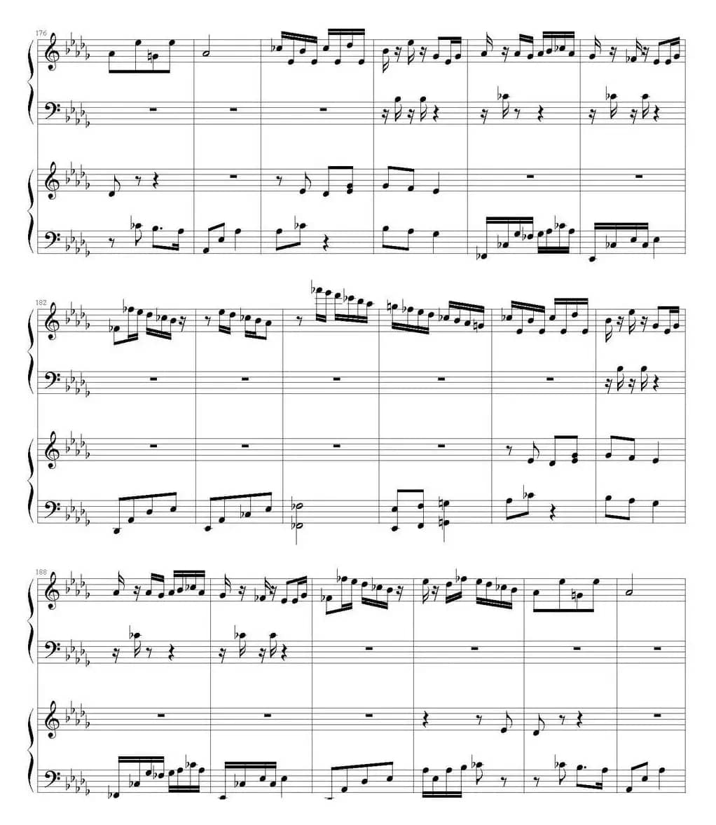 Flower Dance（花舞）（四手联弹）