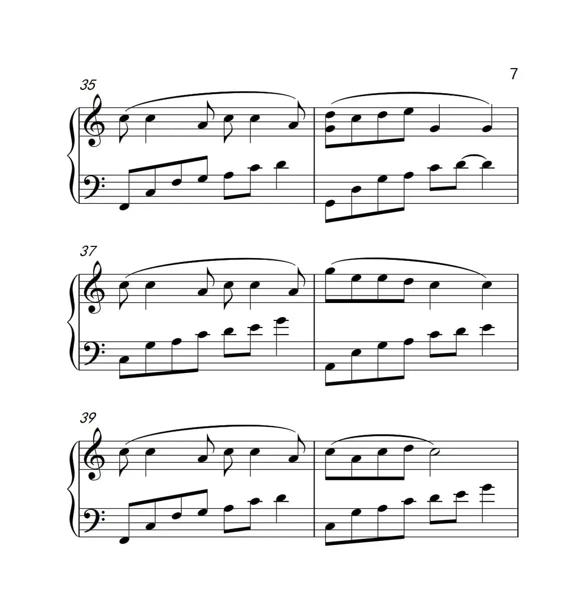 荷塘月色（《弹吧音教》制谱）