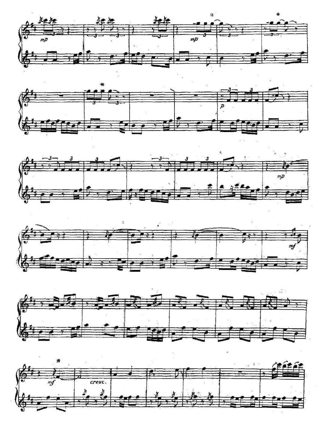 百鸟音（笛子+笙、五线谱）