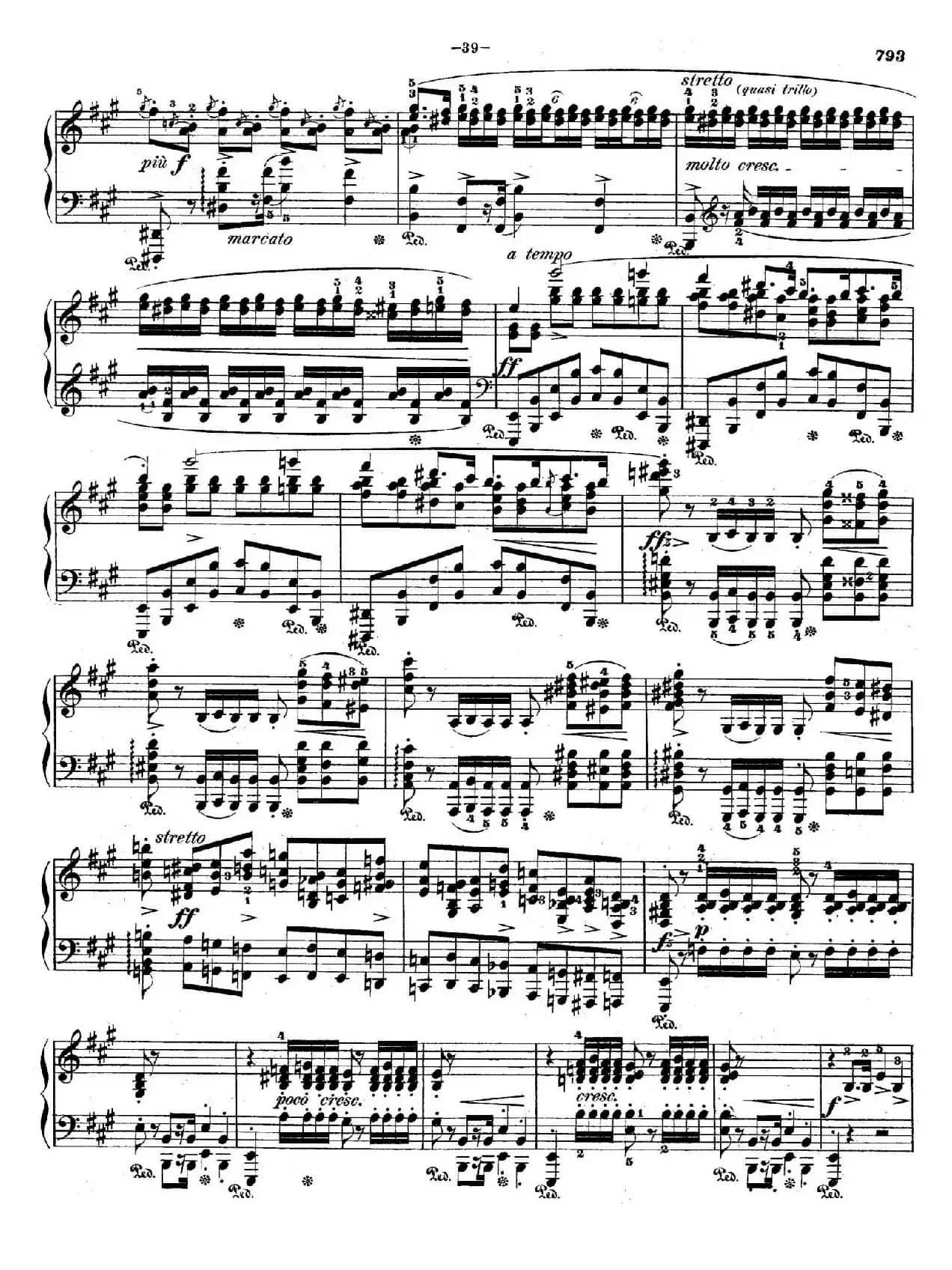 Allegro de Concerto Op.46（A大调音乐会快板）