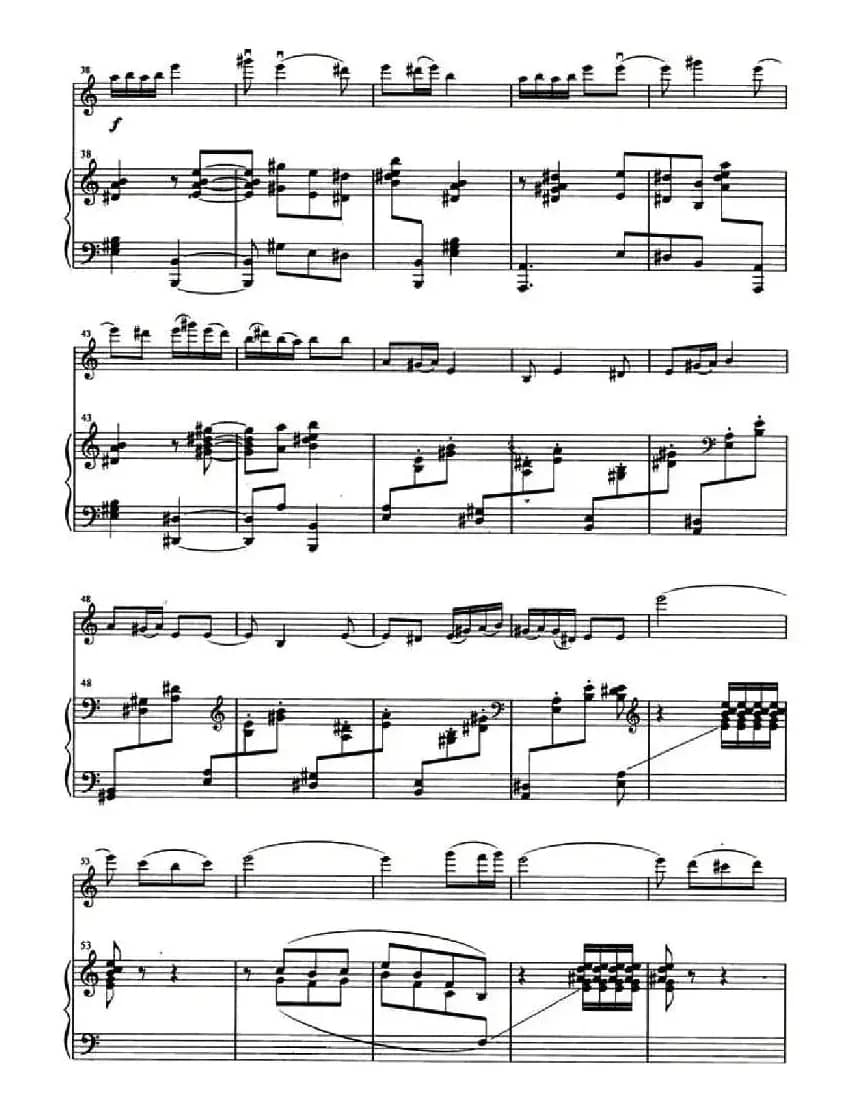 春（小提琴+钢琴伴奏）