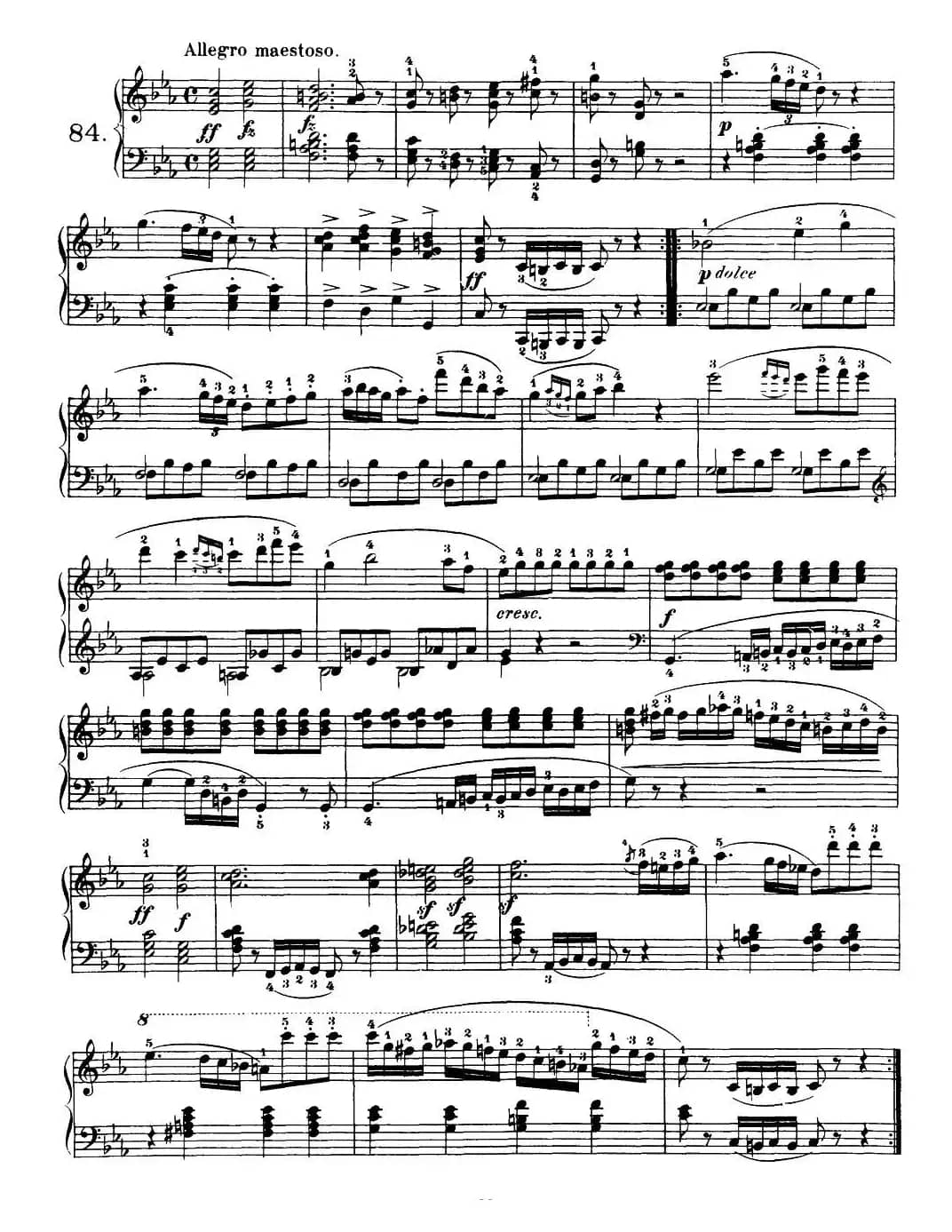 One Hundred and Ten Easy and Progressive Exercises Op.453(车尔尼110首简易练习曲 81——89)