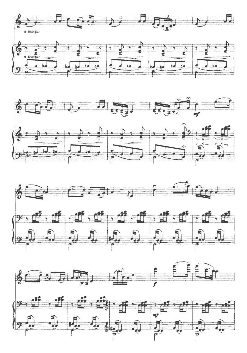 思乡曲（小提琴+钢琴伴奏）