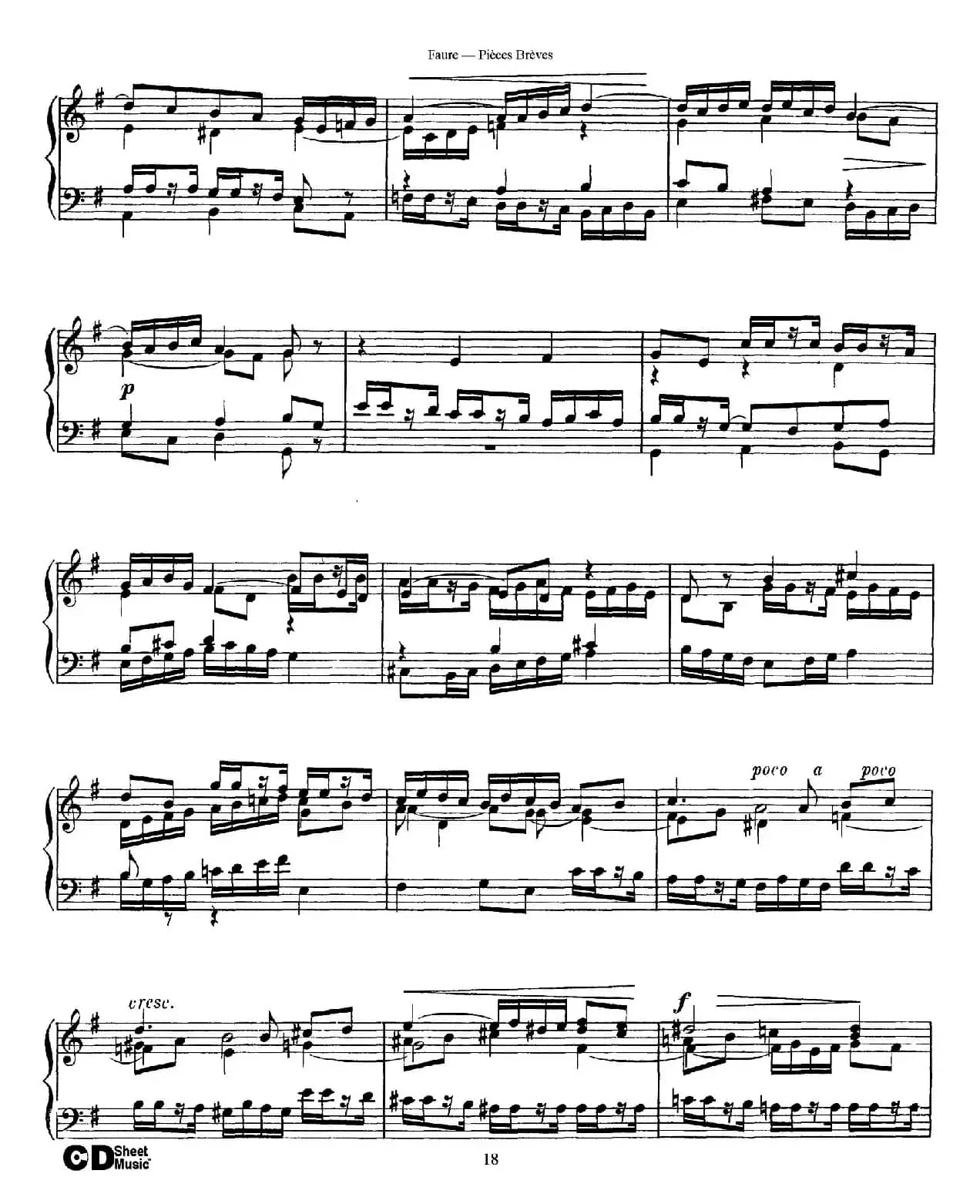 Pieces Breves Op.84（Ⅵ）