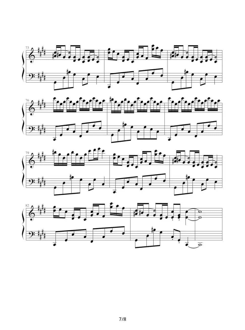 克罗地亚狂想曲（Tonci Huljie 制谱版）