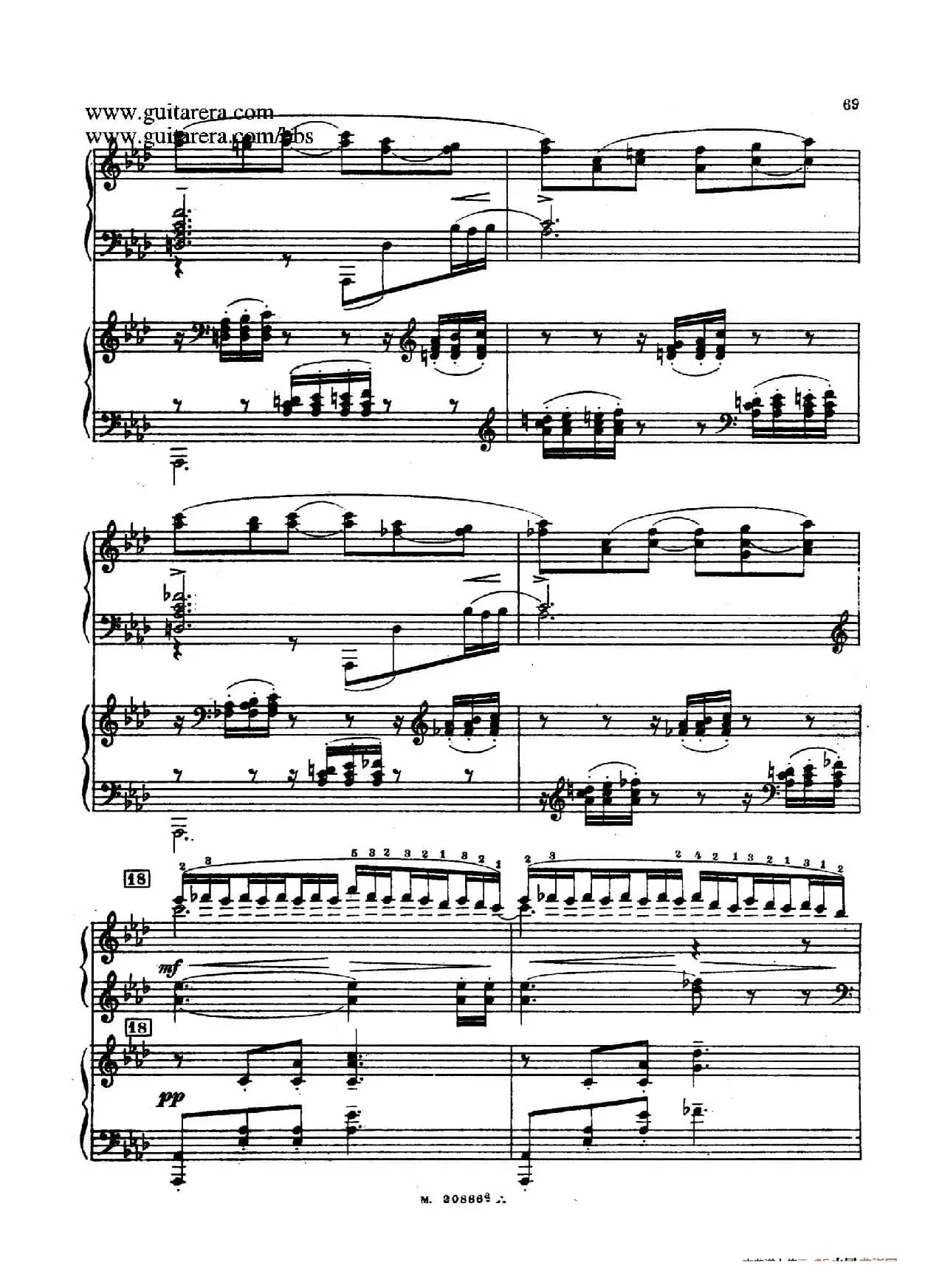第二双钢琴组曲 Suite for Two Pianos No.2 Op.17（3. 浪漫曲 Romance）