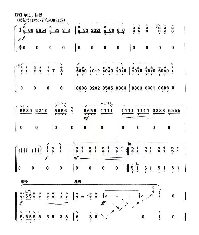 林冲夜奔（【上海筝会】考级十级曲目）