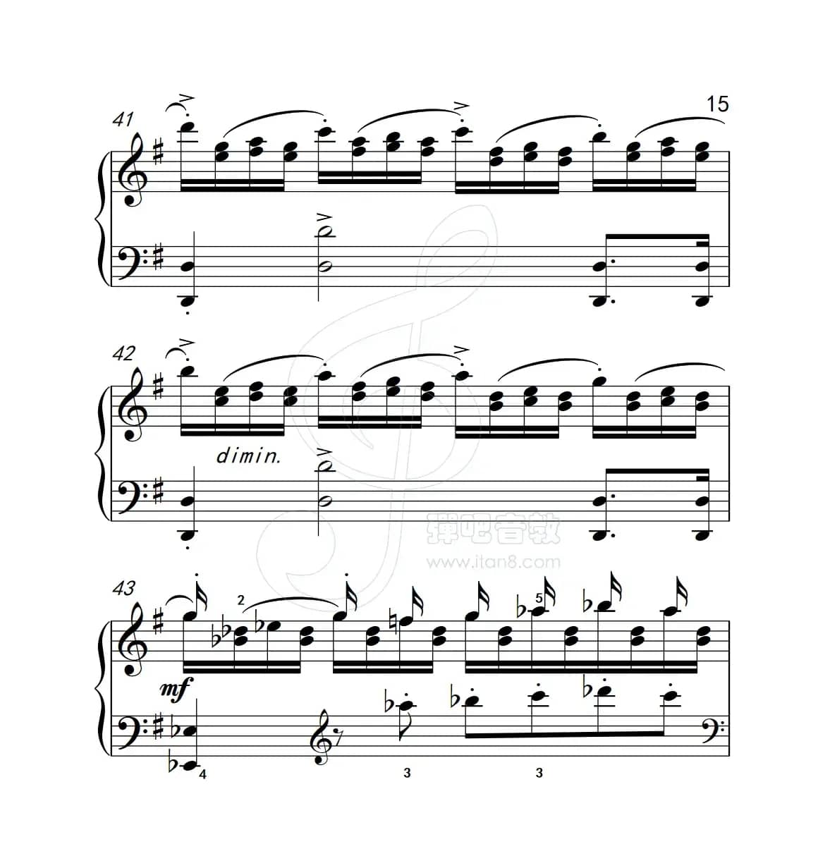 练习曲 54（克拉莫钢琴练习曲60首）