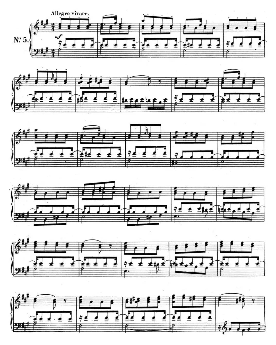 门德尔松无词歌Op.102（NO.5）