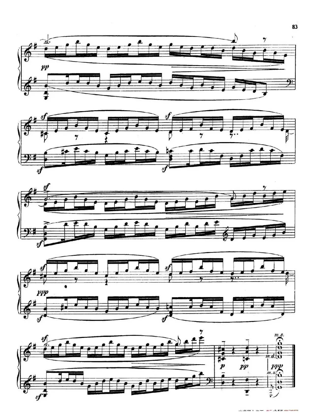 24 Characteristic Pieces Op.36（24首性格小品·15）