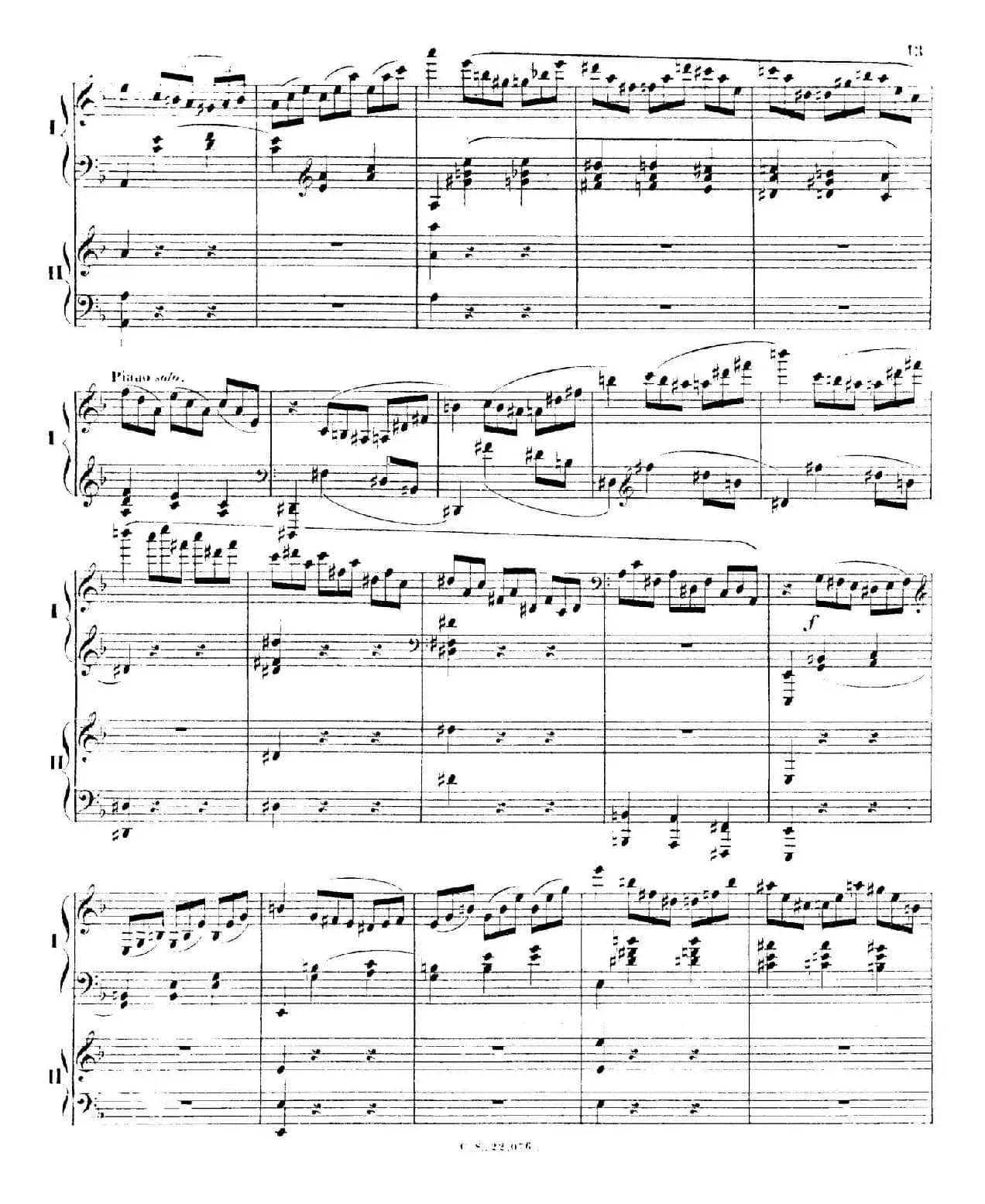 Piano Concerto No.2 in F Major Op.35（F大调第二钢琴协奏曲·Ⅰ·双钢琴）