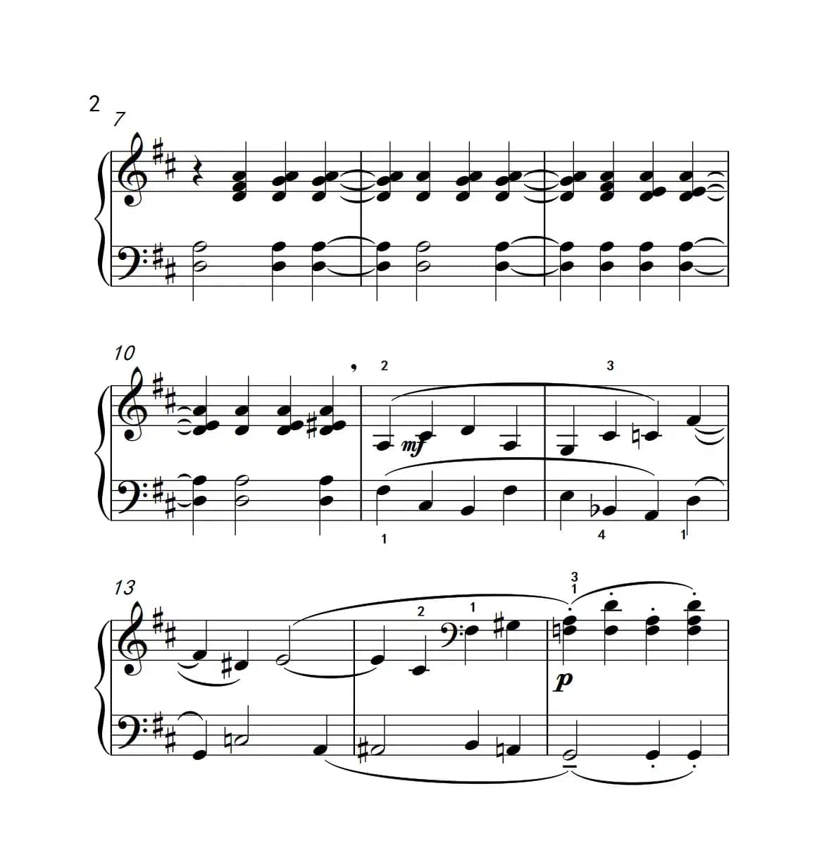 狐狸之歌 b（巴托克 小宇宙 钢琴教程 3）