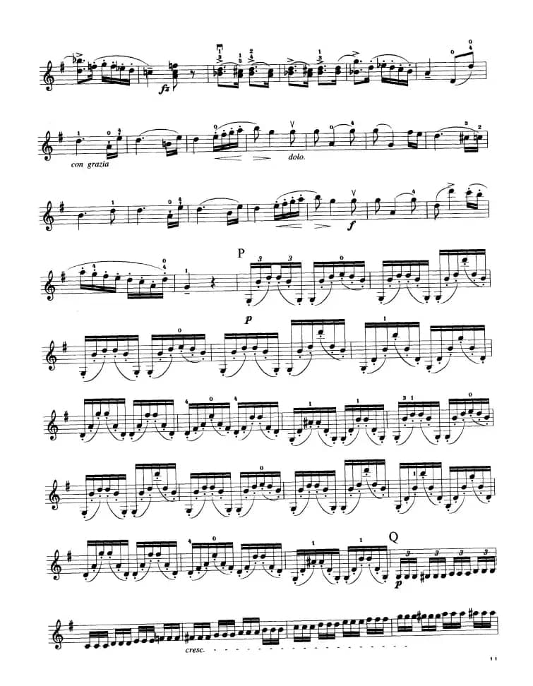 第七协奏曲Op.76（小提琴分谱）
