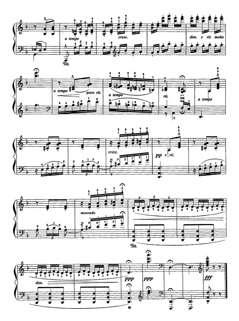 现代钢琴曲：28、东方