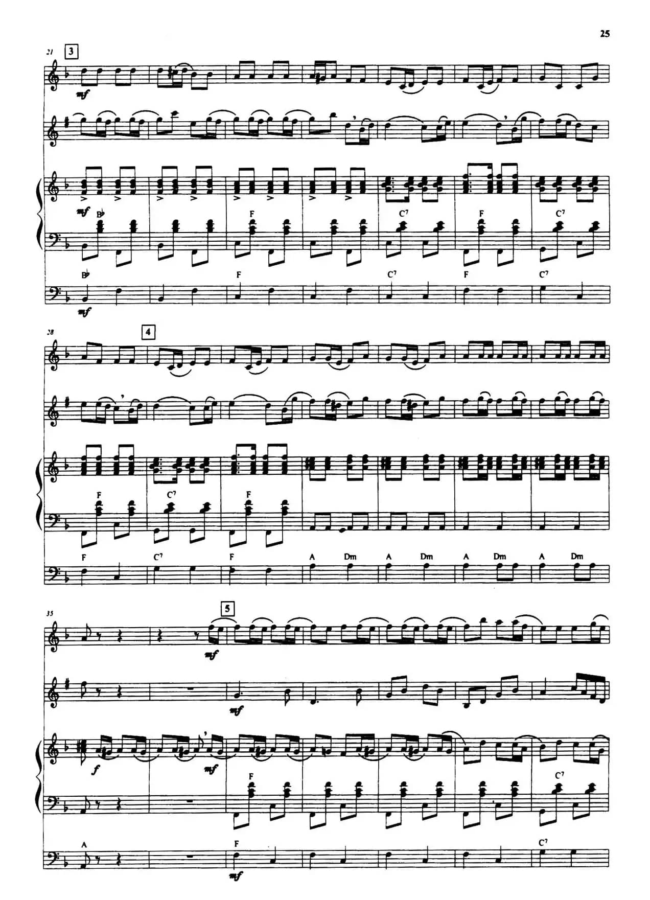 拉德斯基进行曲（手风琴小提琴单簧管三重奏）