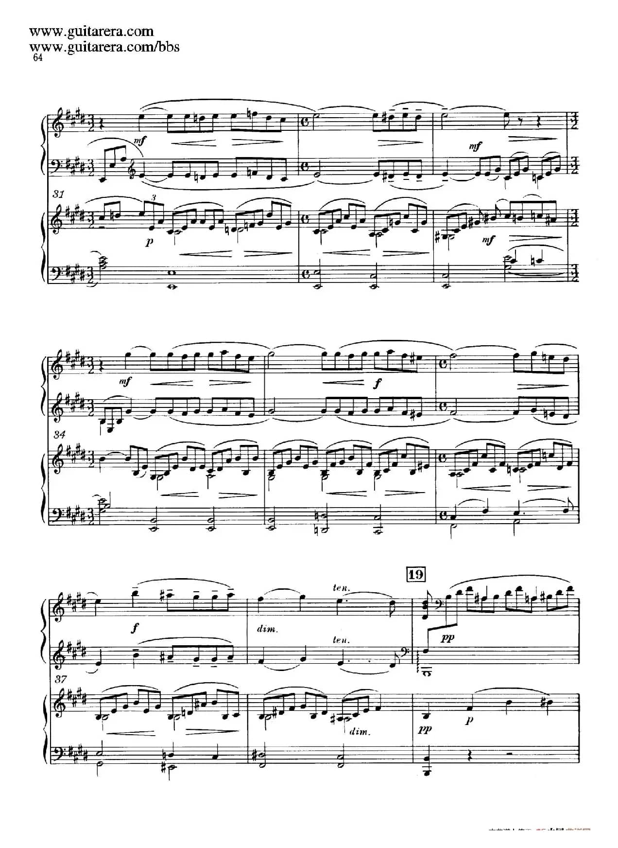 c小调第二钢琴协奏曲 Op.18（双钢琴·第二乐章）