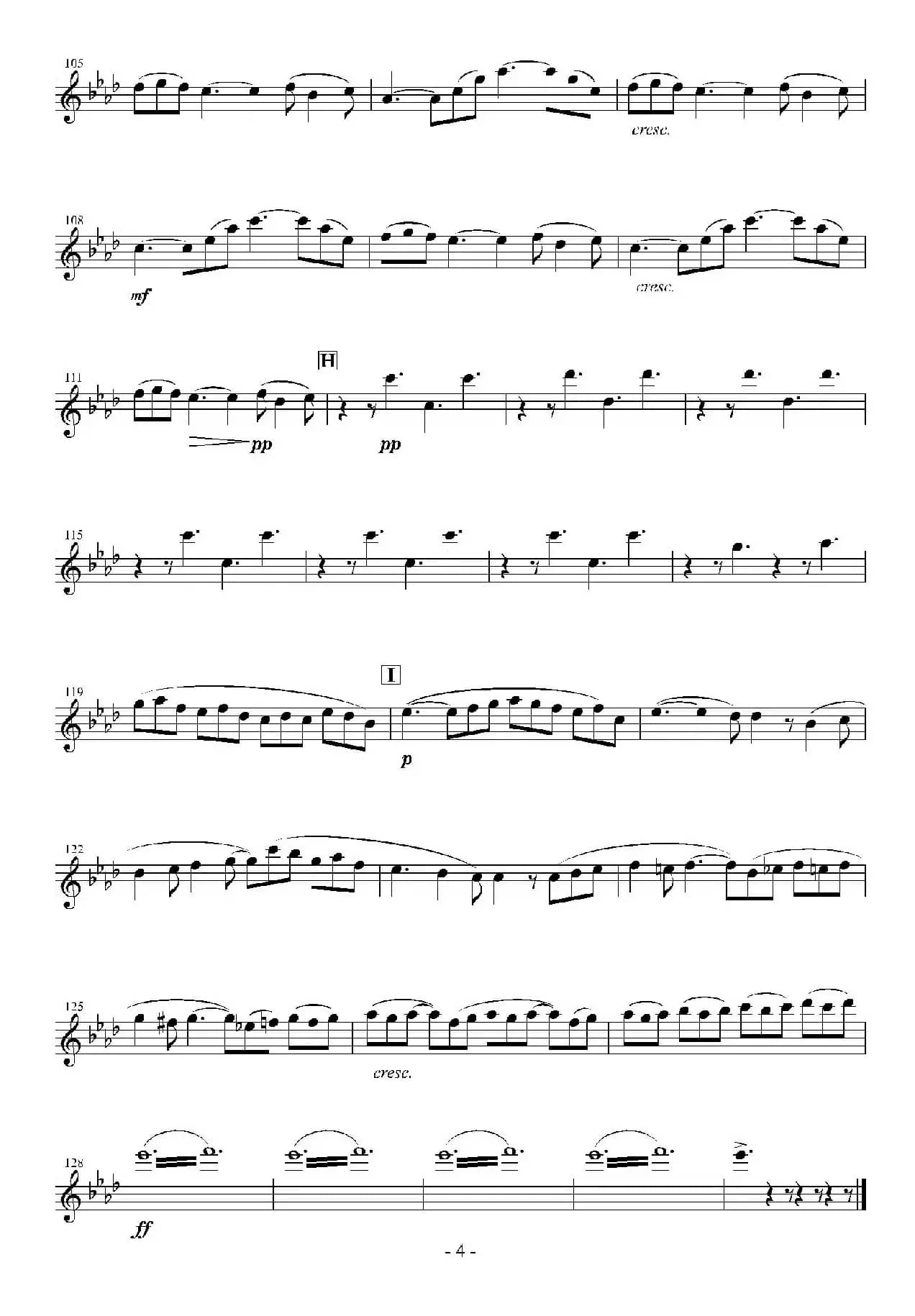 In the Green and Red Season（第一中音萨克斯分谱）