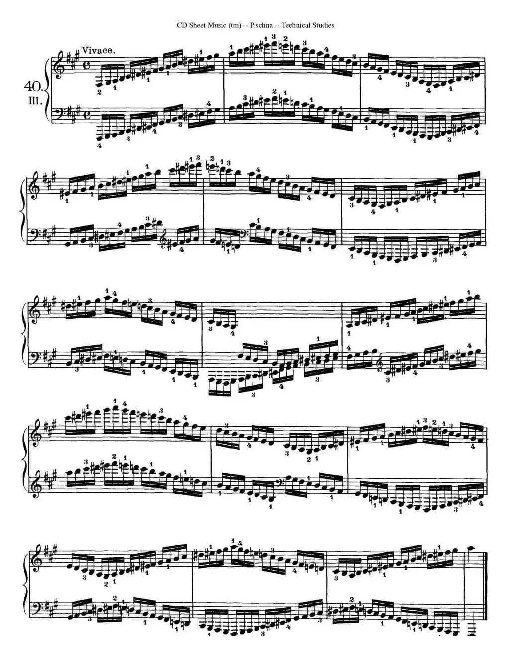 Technical Studies 60 Progressive Exercises (60首钢琴循序渐进练习曲 P61——70)