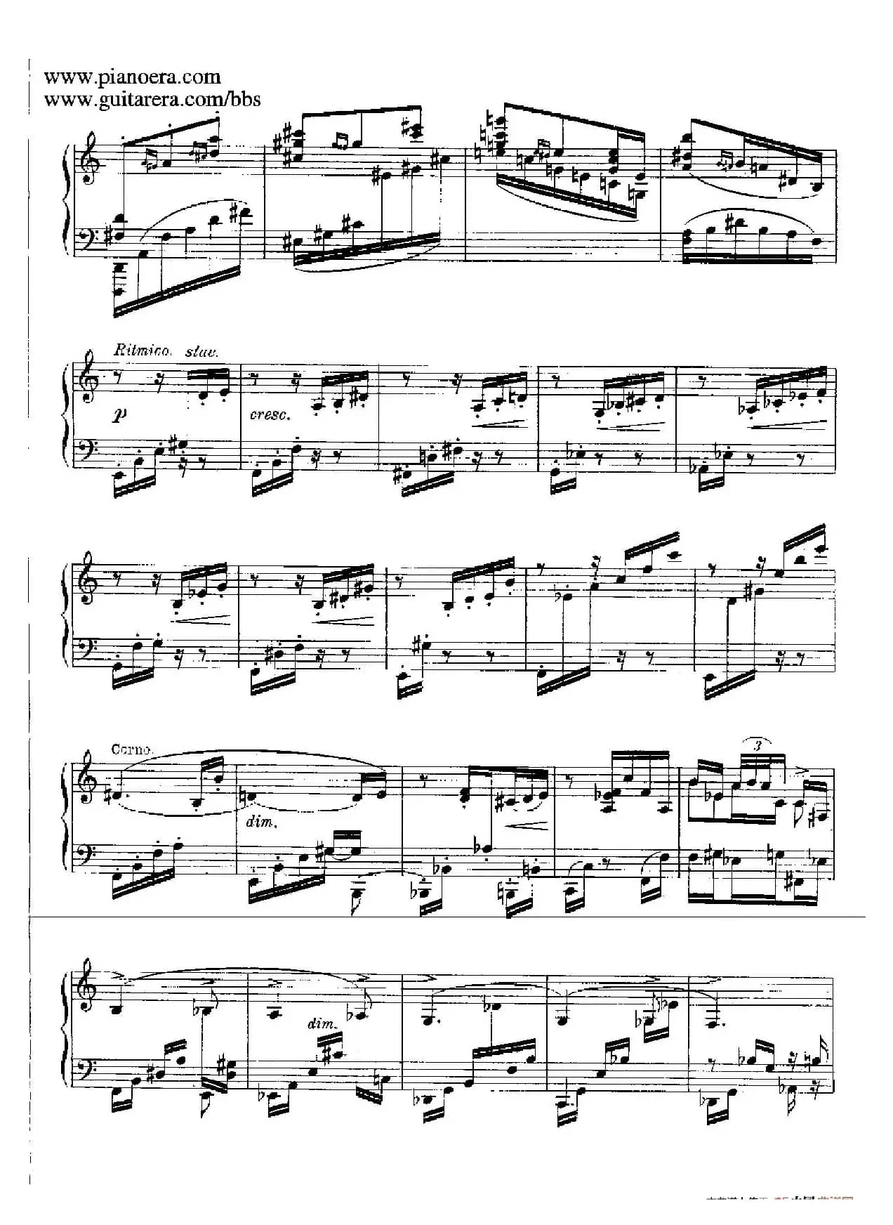 Goyescas(戈雅之画)(6. 幽灵的小夜曲 Serenata Del Espectro)