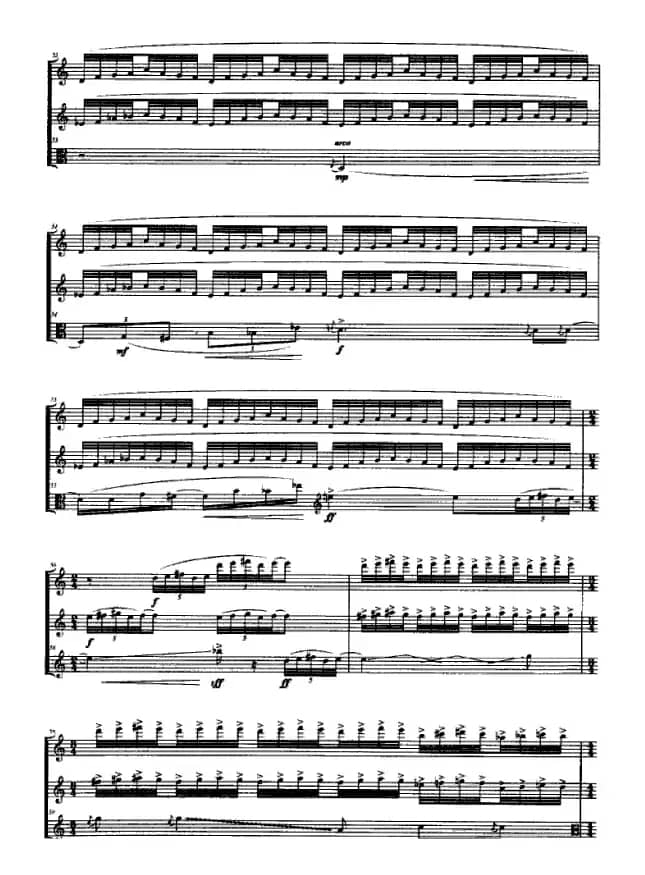 合（长笛+单簧管+中提琴）