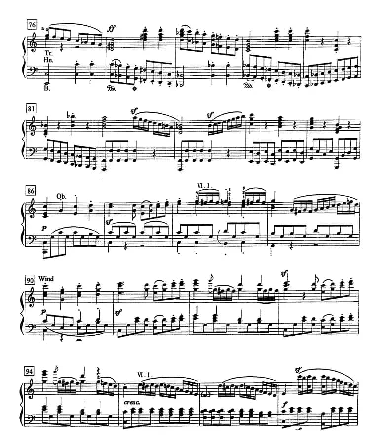 钢琴教程第八级 大型乐曲（C大调第一钢琴协奏曲 Op.15 第一乐章）